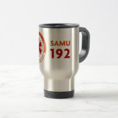Caneca térmica logomarca SAMU 192 トラベルマグ (正面右)