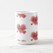 CANECA TRANSMUTAÇÃO - CORAÇÃO LOVE モーフィングマグカップ (中央)