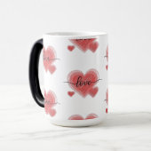 CANECA TRANSMUTAÇÃO - CORAÇÃO LOVE モーフィングマグカップ (正面左)