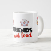 Caneca Vegan ジャンボコーヒーマグカップ (正面右)