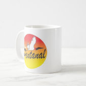 Caneca Via Pantanal logo2 コーヒーマグカップ (正面左)