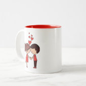Caneca "Você Me Faz Bem"  ツートーンマグカップ (正面左)