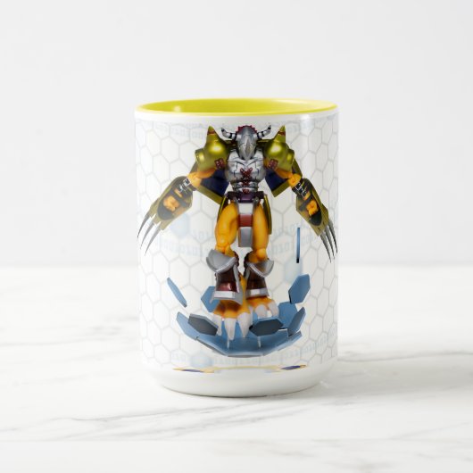 Caneca Wargreymon Shinka 444ml マグカップ (中央)