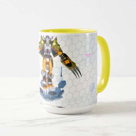Caneca Wargreymon Shinka 444ml マグカップ (正面右)