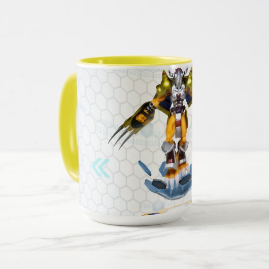 Caneca Wargreymon Shinka 444ml マグカップ (正面左)