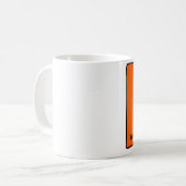 Caneca We Love Bull Terrier コーヒーマグカップ (正面左)