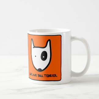 Caneca We Love Bull Terrier コーヒーマグカップ