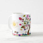 Caneca Zazzle - Páscoa コーヒーマグカップ (正面左)