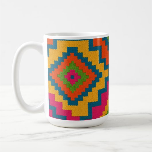 CANECAS CORES GEOMÉTRICO コーヒーマグカップ (左)