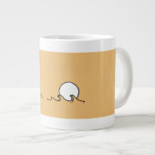 Canecas Specialty art  minimalist sea summer ジャンボコーヒーマグカップ (正面右)