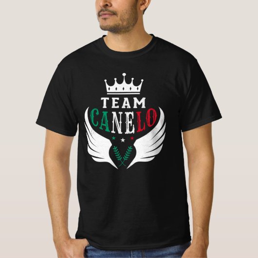 Canelo World Champion: "Team Canelo" T-Shirt Tシャツ (正面)