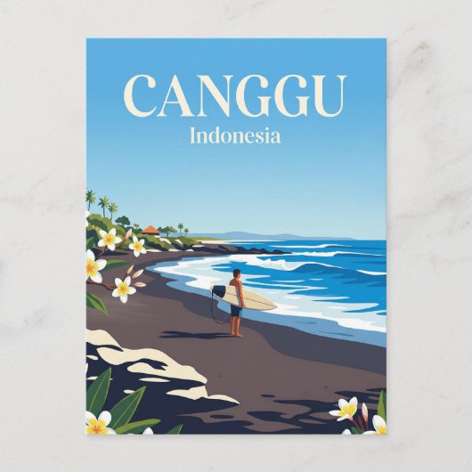Canggu Indonesia ポストカード (正面)