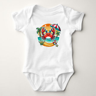 Cangrejito playero  ベビーボディスーツ