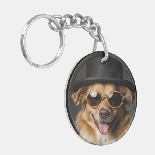 Caniche キーホルダー (正面左)