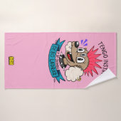 Caniche Punk バスタオル (バスタオル)