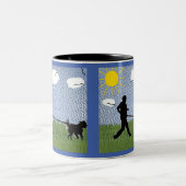 Canicross – パス外 ツートーンマグカップ (中央)