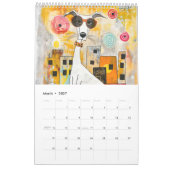 Canine Colors – Abstract & Playful Dogs 2026 カレンダー (3月 2027)