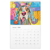 Canine Colors – Abstract & Playful Dogs 2026 カレンダー (1月 2026)