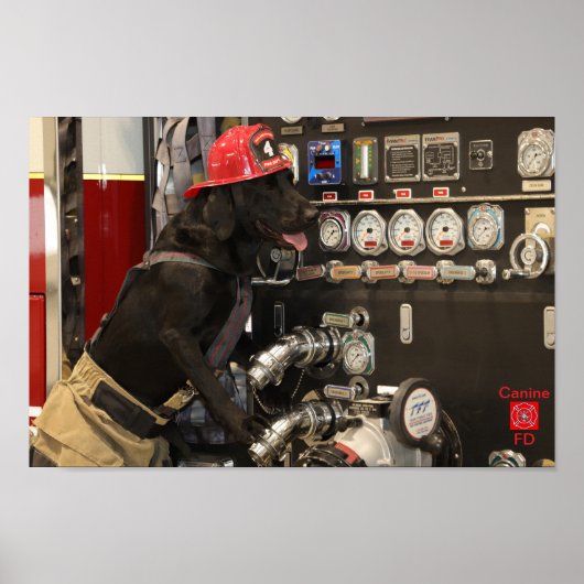 Canine Fire Department ポスター (正面)