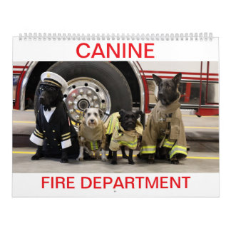 Canine Fire Department Calendar カレンダー