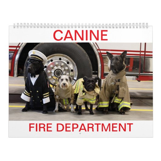 Canine Fire Department Calendar カレンダー (カバー)