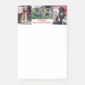 Canine Fire Department Note Pad ポストイット (正面)