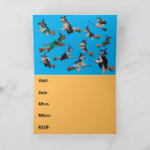 Canine Halloween Party Invitation カード (内部)