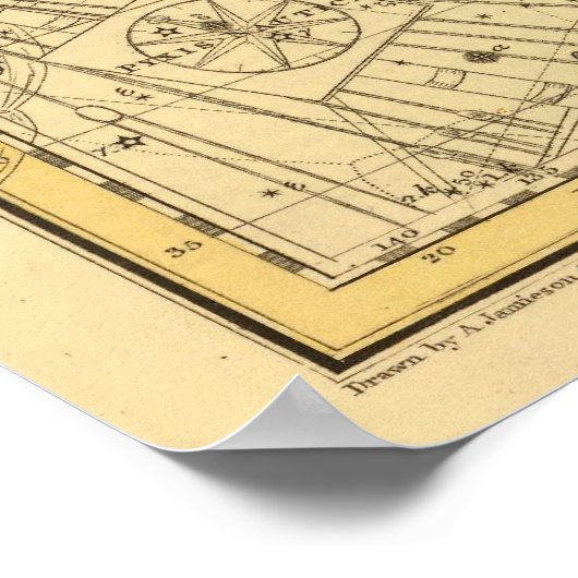 Canis、専攻のCanis Minor、Monoceros、Argo Navis ポスター (角)