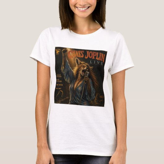 Canis Joplin アルバム: パロディ Tシャツ (正面)