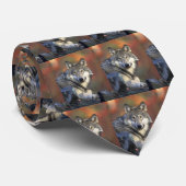Canis_lupus_Gray Wolf Wolves ネクタイ (ロール)