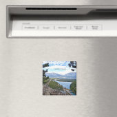 Canmore，カナダの写真 マグネット (インサイチュ (食洗機))