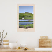 Canna Scotland Travel Poster ポスター (キッチン)