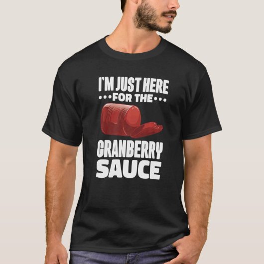 Canned Cranberry Sauce Jellied Happy Thanksgiving  Tシャツ (正面)