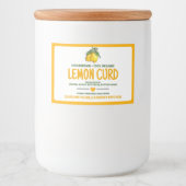 Canned Lemon Food Label フードラベル (正面)