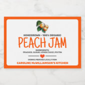 Canned Peaches Food Label フードラベル (シングルラベル)