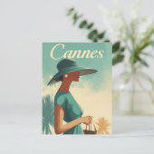 Cannes fashion vintage ポストカード (スタンド正面)