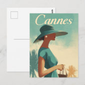 Cannes fashion vintage ポストカード (正面/裏面)