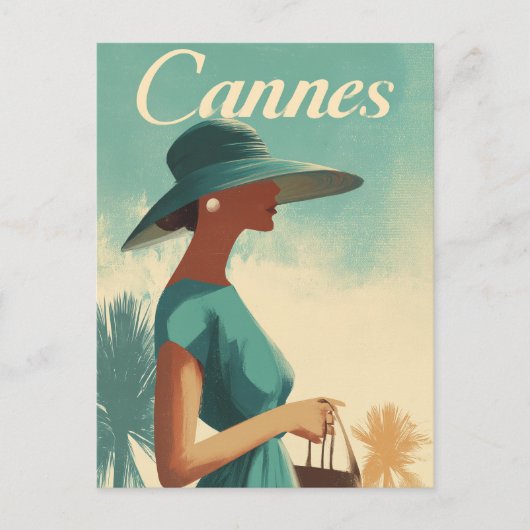 Cannes fashion vintage ポストカード (正面)
