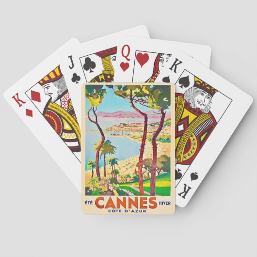 Cannes France Travel Playing Cards トランプ (裏面)