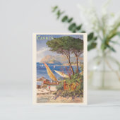 Cannes France Vintage Poster 1900 ポストカード (スタンド正面)