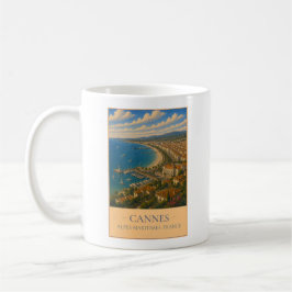 Cannes, France – Vintage Travel Mug コーヒーマグカップ