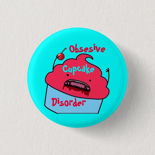 Cannibal Cupcake button 缶バッジ (正面)