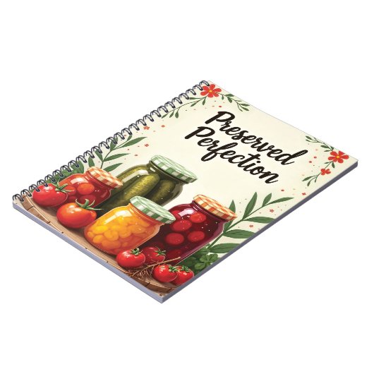 Canning and Fermentation Recipes ノートブック (左側)