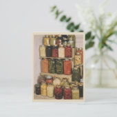 Canning and Preserving Full Jars of Food Photo ポストカード (スタンド正面)