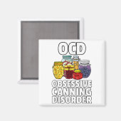 Canning Season Gift Jar Pickling Gardener _1  マグネット (正面/裏面)