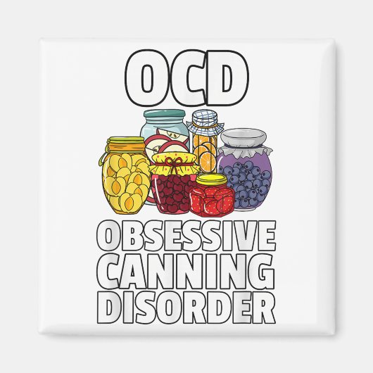 Canning Season Gift Jar Pickling Gardener _1  マグネット (正面)