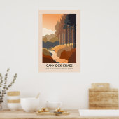 Cannock Chase AONB Travel Poster ポスター (キッチン)