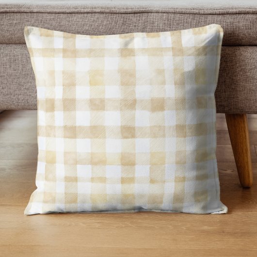 Cannoli Gender Neutral Beige Italian Baby Shower クッション