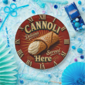 Cannoli Italian Bakery Kitchen Pastry Gift ペーパープレート (パーティー)
