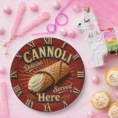 Cannoli Italian Bakery Kitchen Pastry Gift ペーパープレート (パーティー)